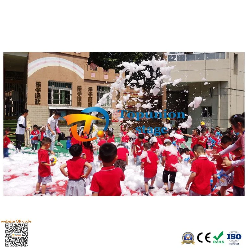 Swimming Pool Amusement Park Party Stage Spray Automatic Foam Bubble Machine