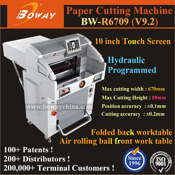 Hydraulic Automatic Programmed Design Paper Slitting Business Card Cutter