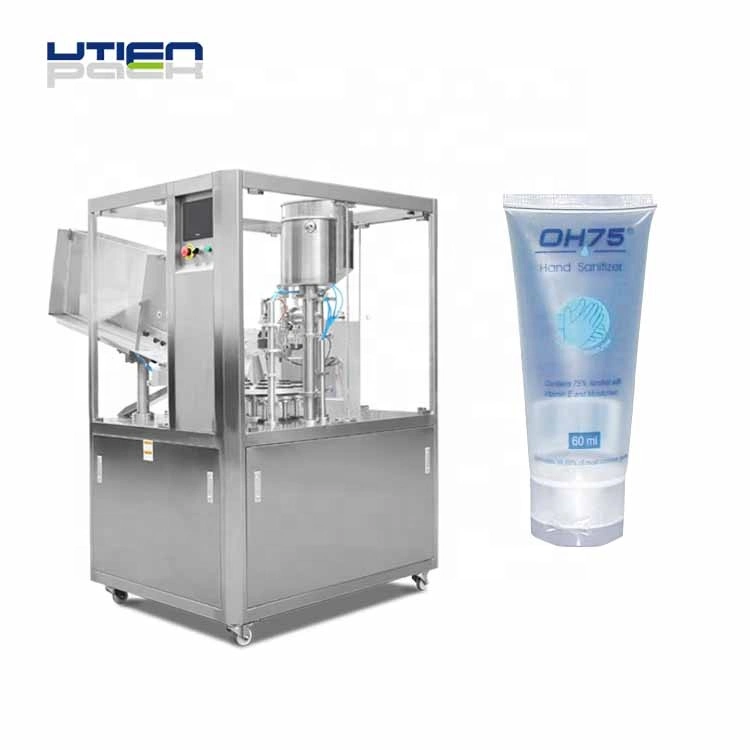 Efficient Alcohol Hand Sanitizer Packer Filling Sealing Machine in Tubes