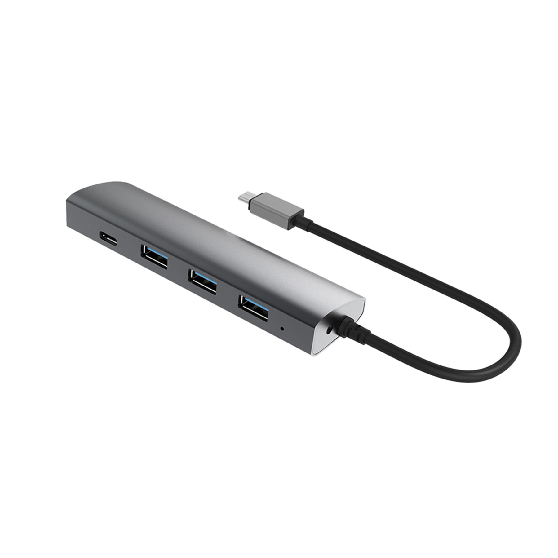 Hub USB-C de 4 portas Uh3047c1 USB 3.1 em alumínio SuperSpeed