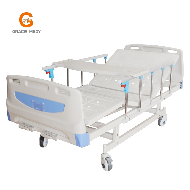 Medical Furniture Medical Furniture Hospital Bed Mattress, IV Pole, Drainage Bag Hook, Dining Table