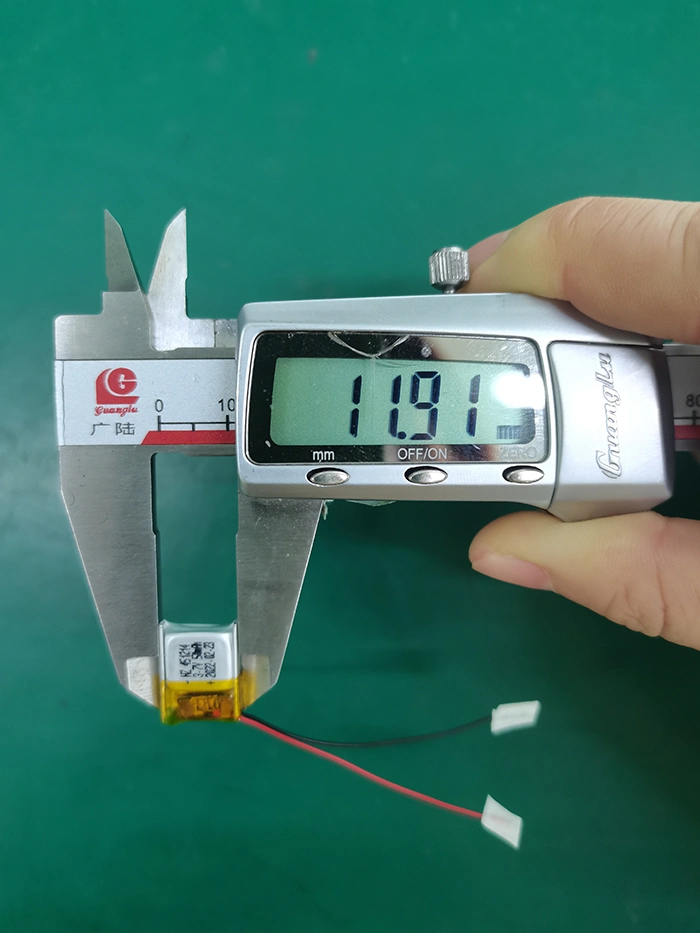 IEC62133/En62133/CE/Un38.3/MSDS 451214 bateria de lítio de polímero recarregável de 50 mAh e 3,7V para Wearable Dispositivo