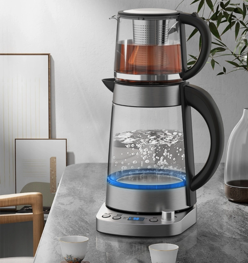 Tragbare Fabrik Küchengerät Neues Design Automatische Elektrische Teekocher Maschine