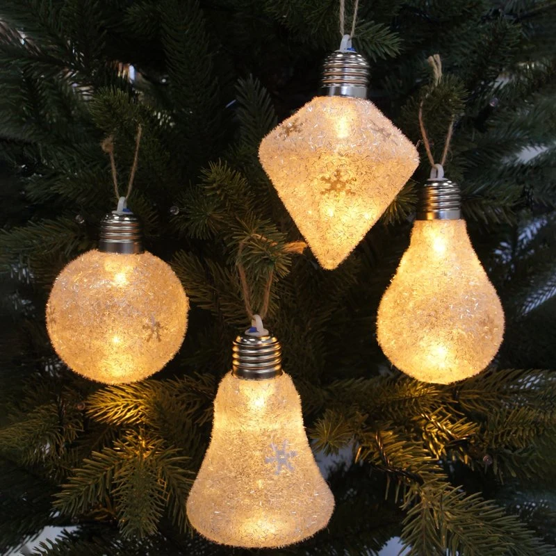 New Design Electric Glass Home Ornament Christmas Tree Decoration Ball