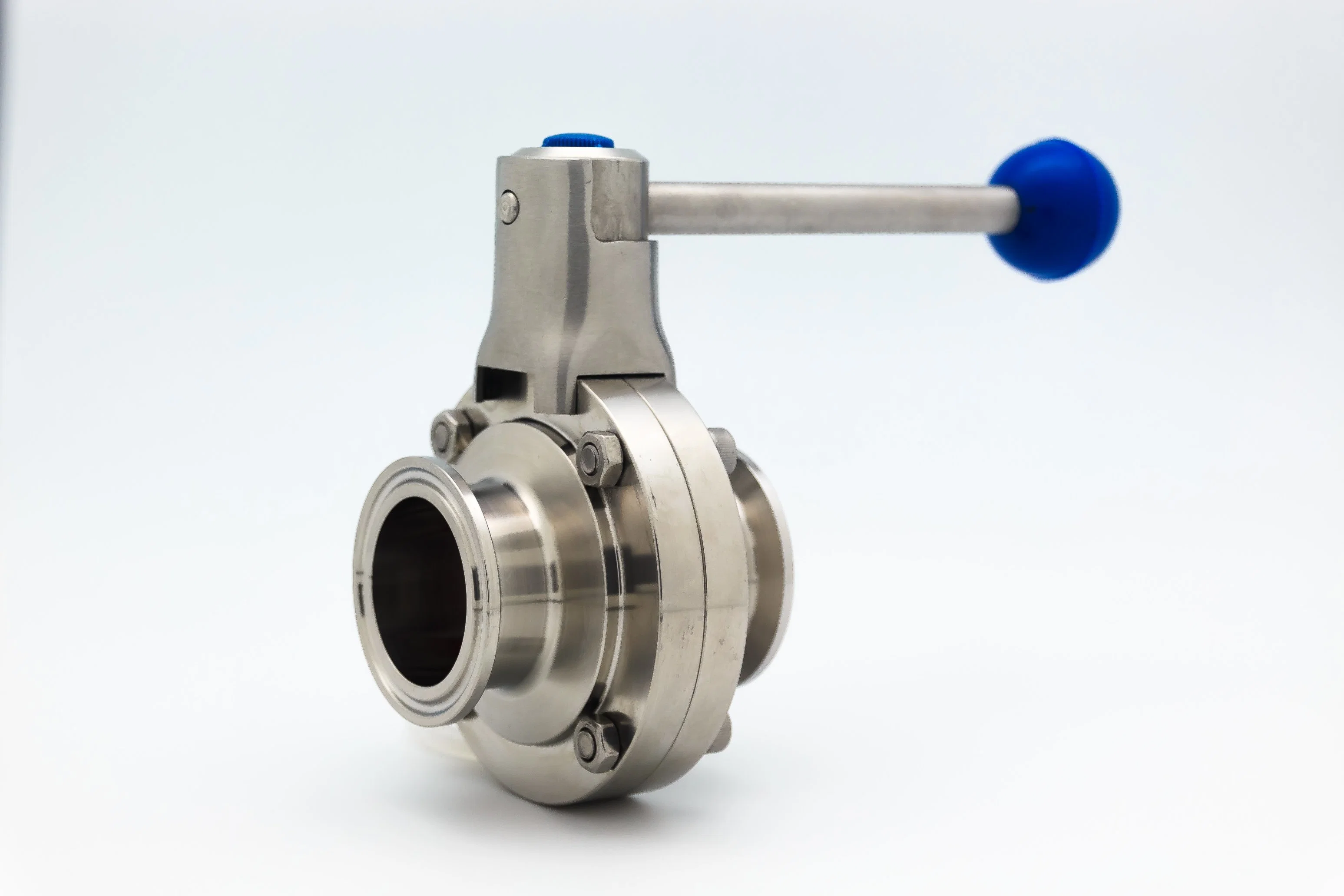 Stainless Steel SS304 Food Grade Male/Hread/Weld Butterfly Valve