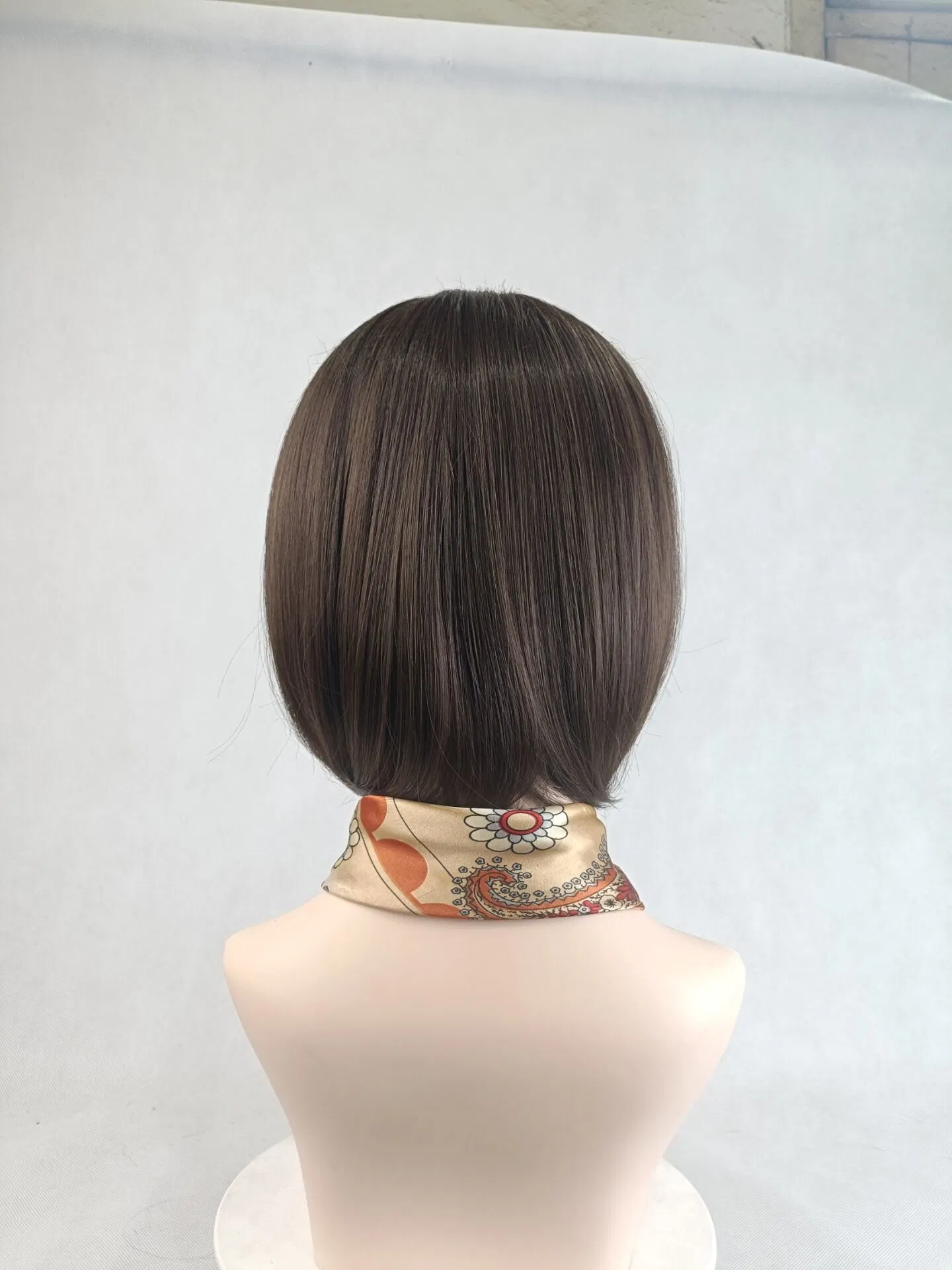 2023 New Korean Girl Wig Female Net Celebrity Bobo Short Inside Buckle Straight Hair Synthetic Wig