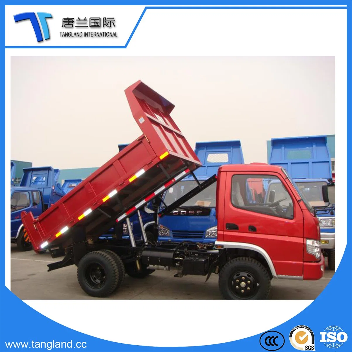 4*2 Light Duty Dumping Self-Discharge Dumper Dropside Truck