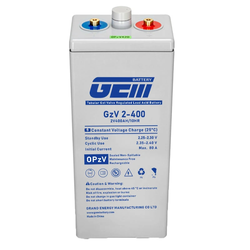 Marque OEM OPzV 2V600AH batterie solaire batterie gel batterie OPzV Chariot/chauffage électrique/poste de charge/OPzS 1200ah/1500ah/2000ah/2500ah/3000ah batterie de stockage