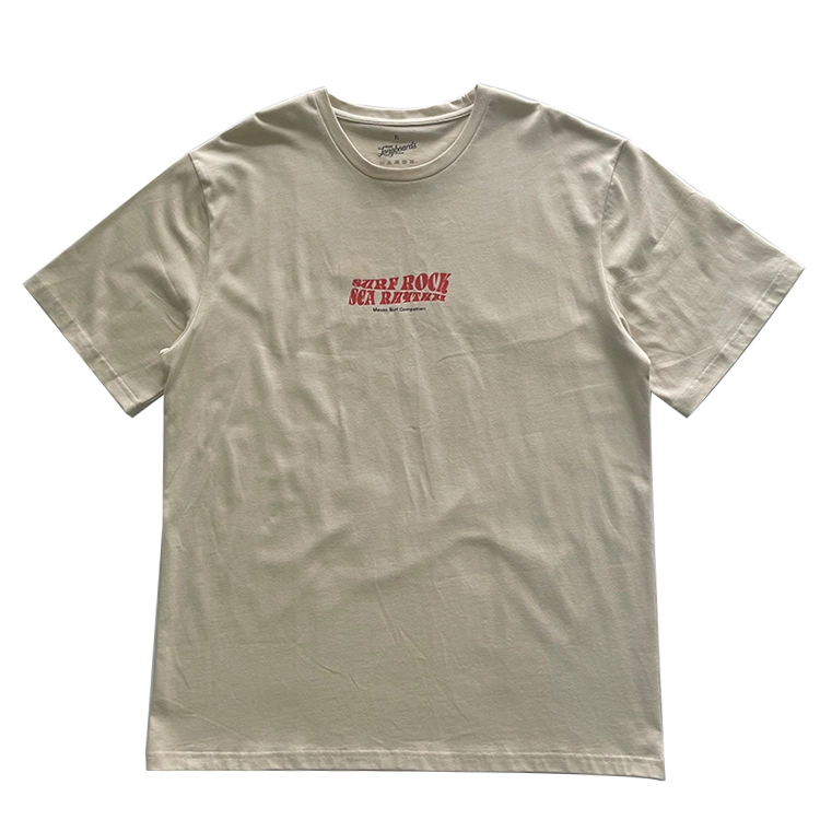 Heavy Cotton Men T Shirts Direct to Garment Custom Over Size Basic Drop Shoulder T Shirt Cotton DTG Printing