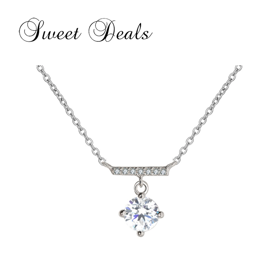 Fashion Necklace S925 Sterling Silver Zircon Necklace