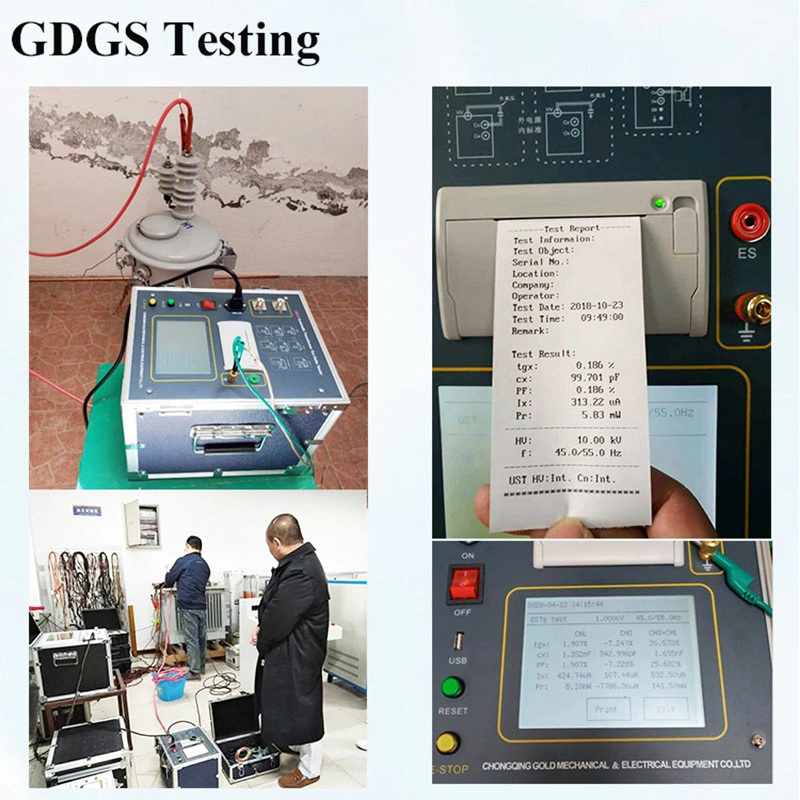 Automatic Transformer Power Factor Meter Tan Delta Test Equipment