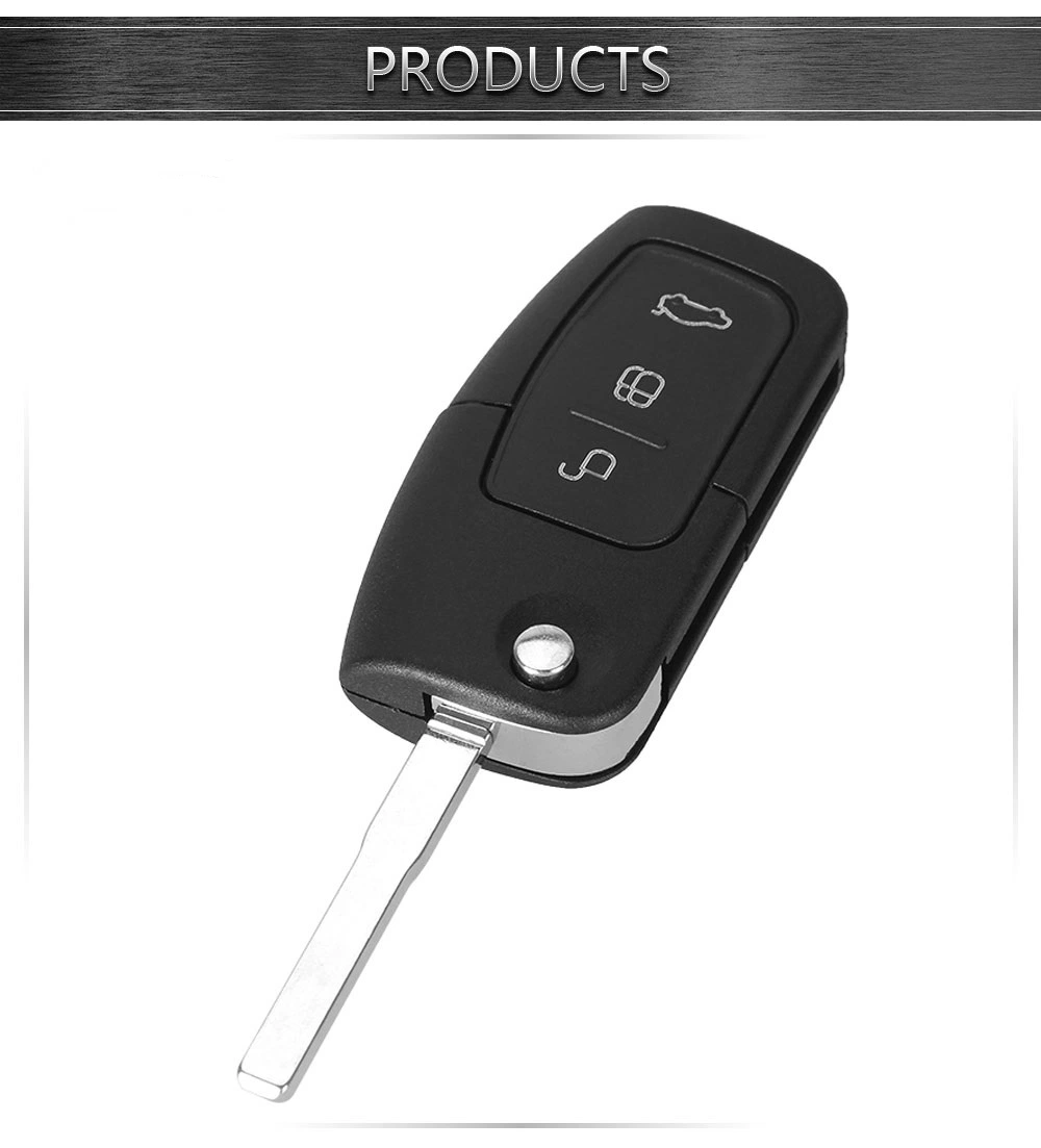 Flip Remote Key Blank for Ford Focus Car Keys Case