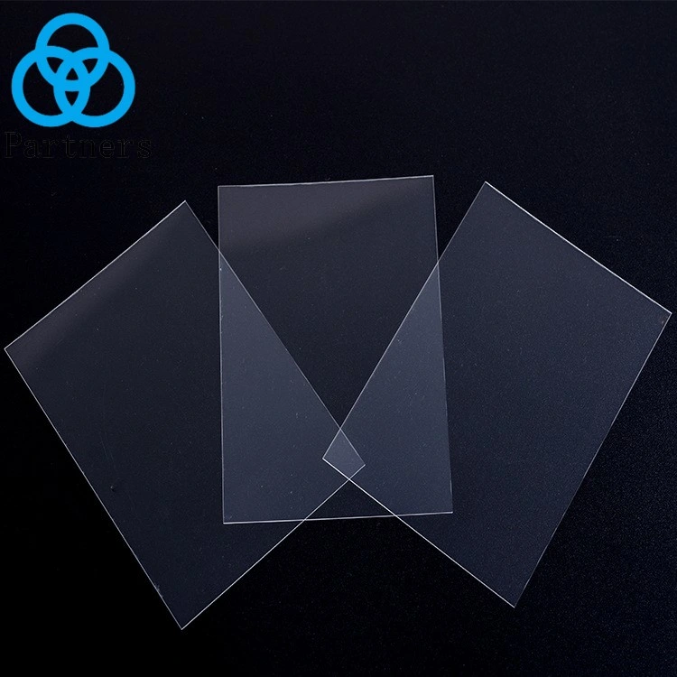 Carte plastique PVC transparent