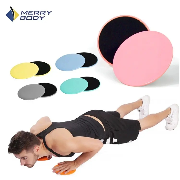 Dual Sided Gliding Discs Core Sliders 2PCS Non Slip Exercise Sliding Plate