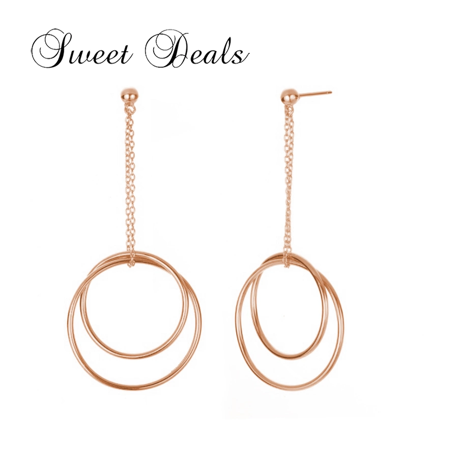 Fashion Simple Circle Earrings Women's Stainless Steel Earrings