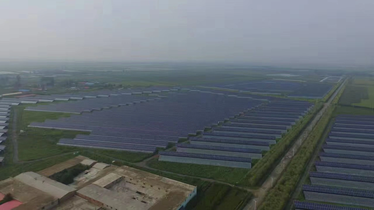 Estufa Fotovoltaica (PVG) / Estufa de Filme Solar Estilo Chinês com Cobertor de Isolamento Térmico