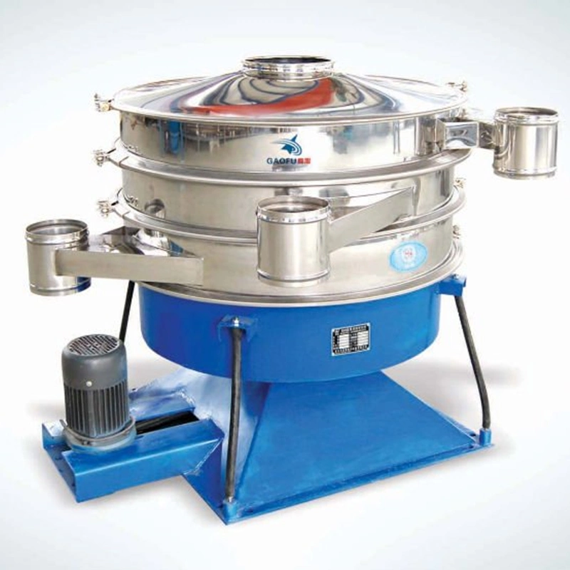 Carbon Steel Multi-Layer Rotary Vibration Screen Flour Screening Tumbler Vibrating Sifter Machine