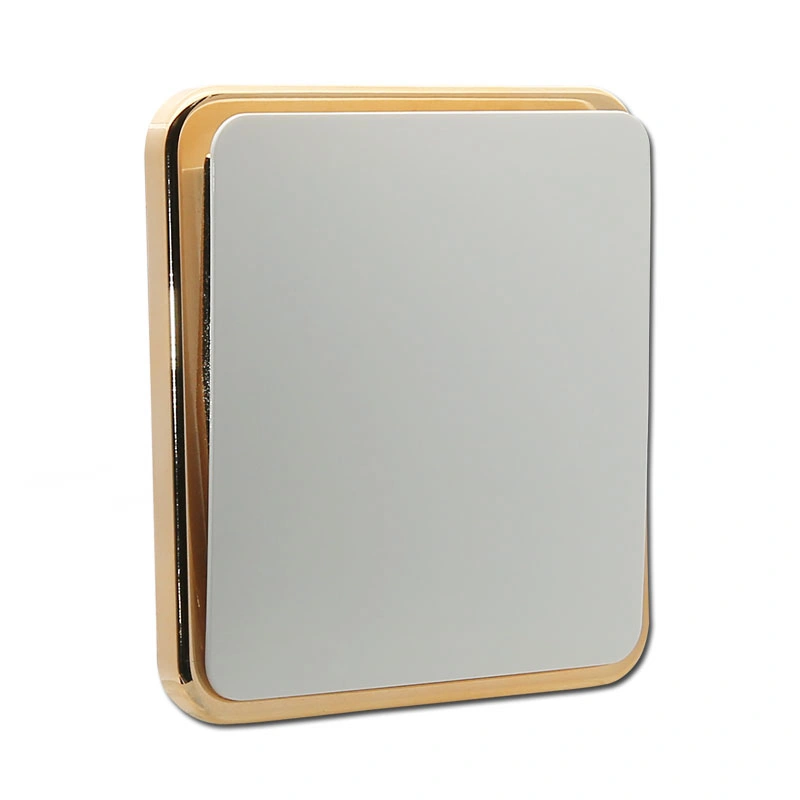 Interruptor de um grupo, face branca, placa PC, Golden Frame, elétrico Interruptor (J1-01)