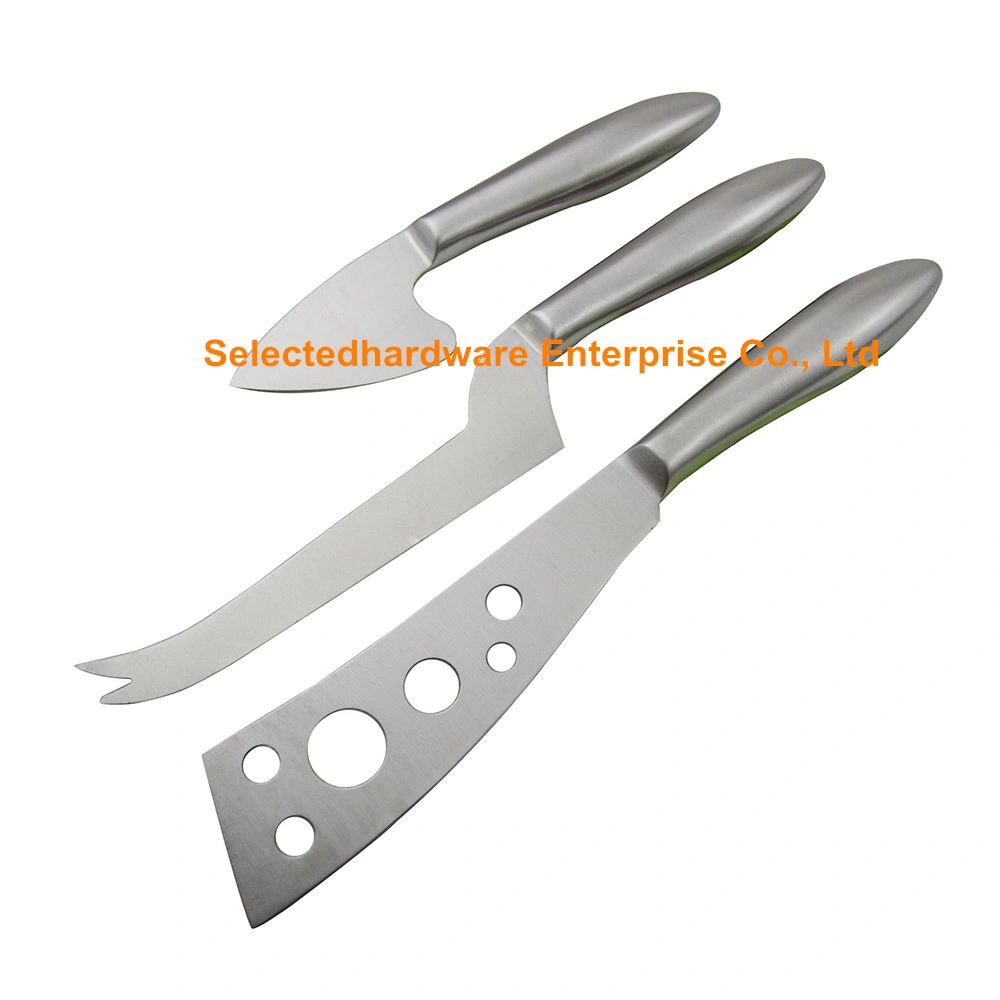 3PCS Multifunctional Cheese Knife Set with Hollow Handle Cheese Tool