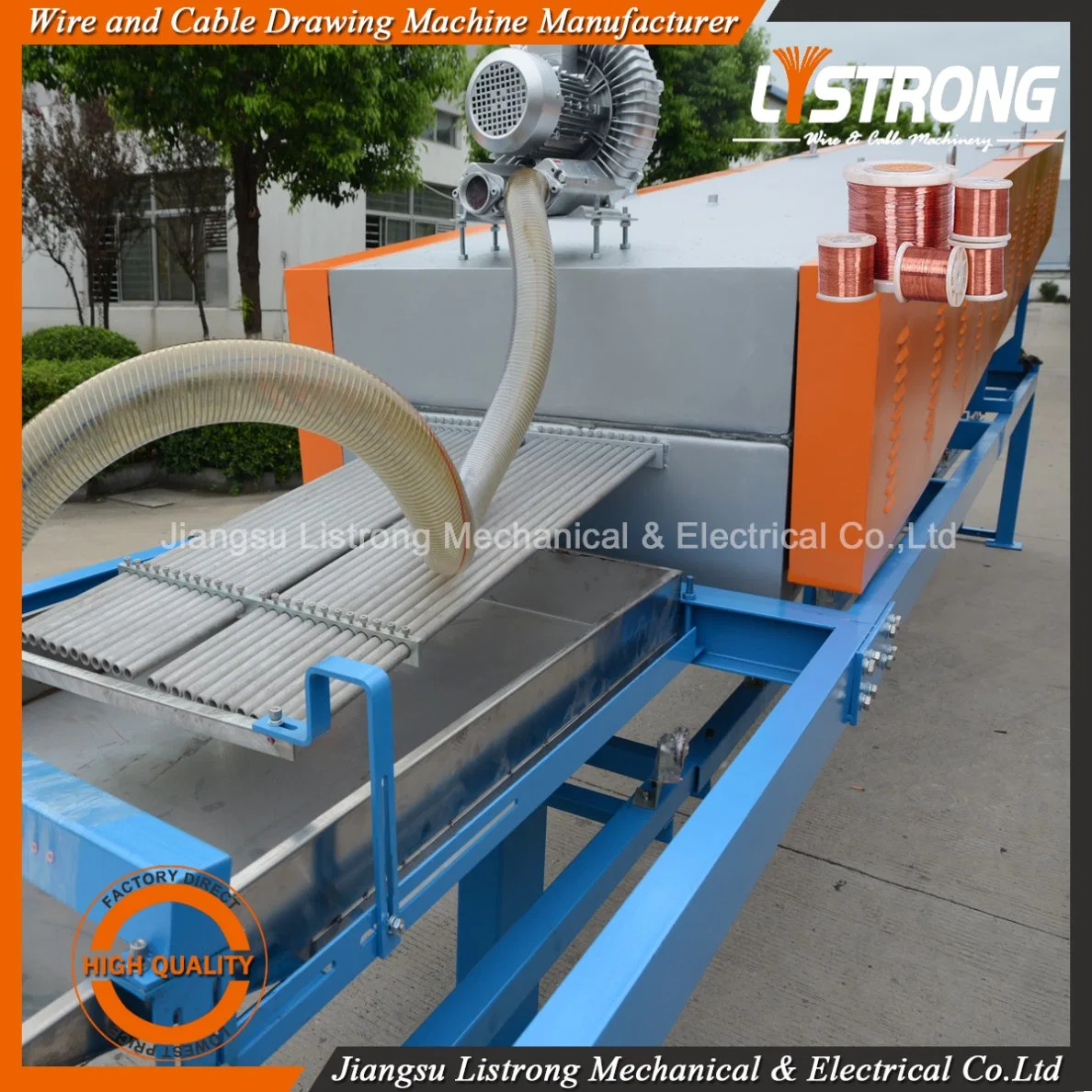 Listrong 0.1-0.6mm Multi Wire Automatic High Speed Tubular Annealing Machine