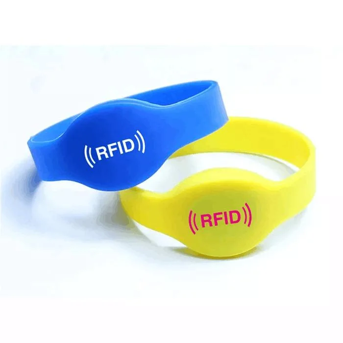 Venda por grosso de Silicone RFID pulseiras banda bracelete pulseira de Silicone Personalizada Assista a etiqueta de banda