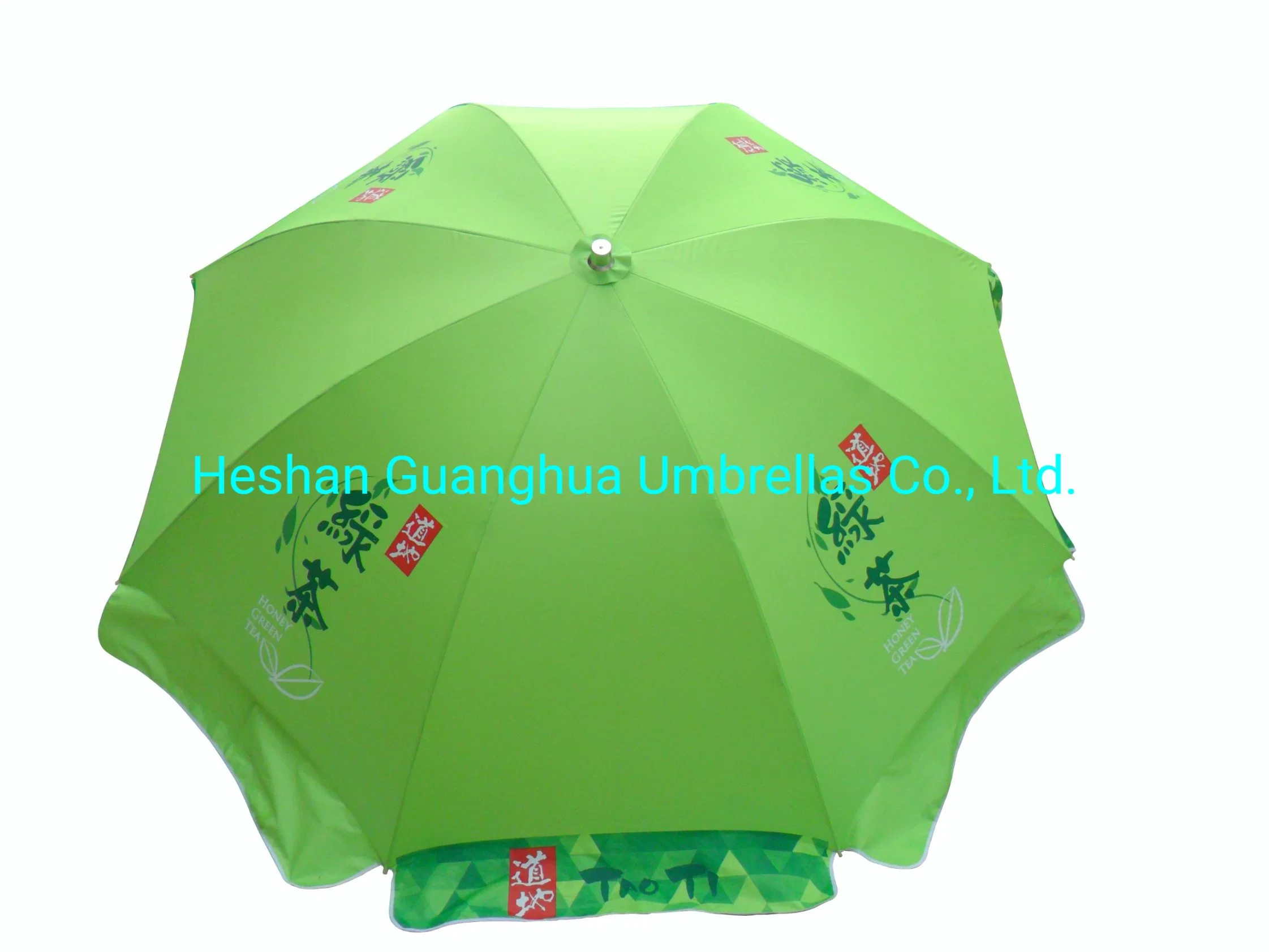 Precio barato anti UV sombrillas Parasol personalizadas paraguas de la playa al aire libre