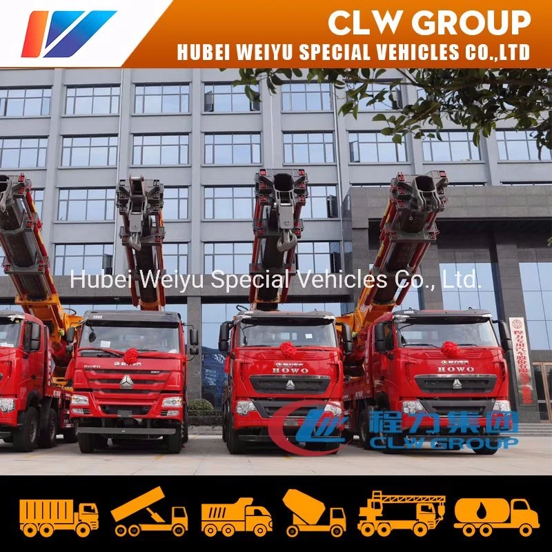 Army Use HOWO 10*4 Military 80t 100t 120t 150t Heavy Duty Truck Mounted Crane Truck