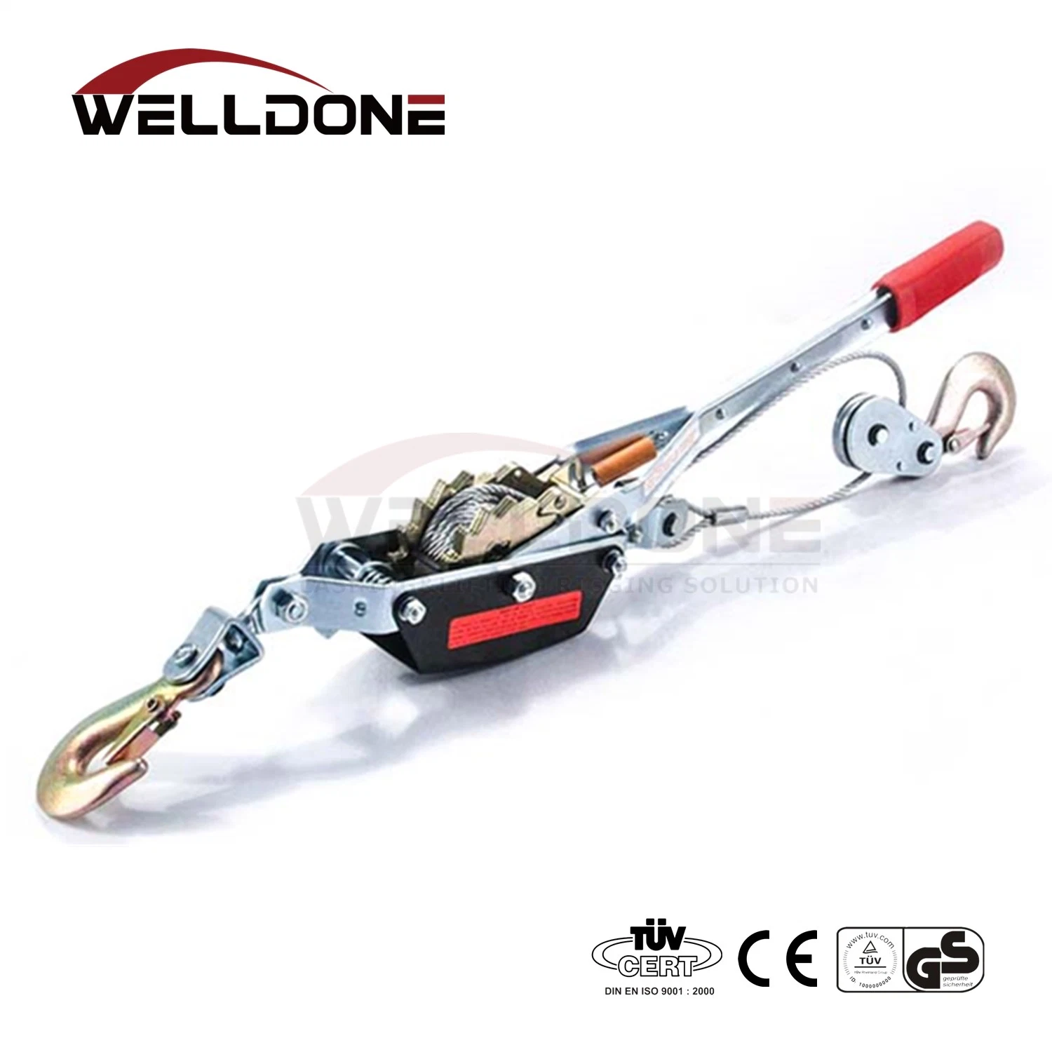 Portable Aluminum High Strength Steel Wire Cable 2.5 Ton Cable Winch Puller