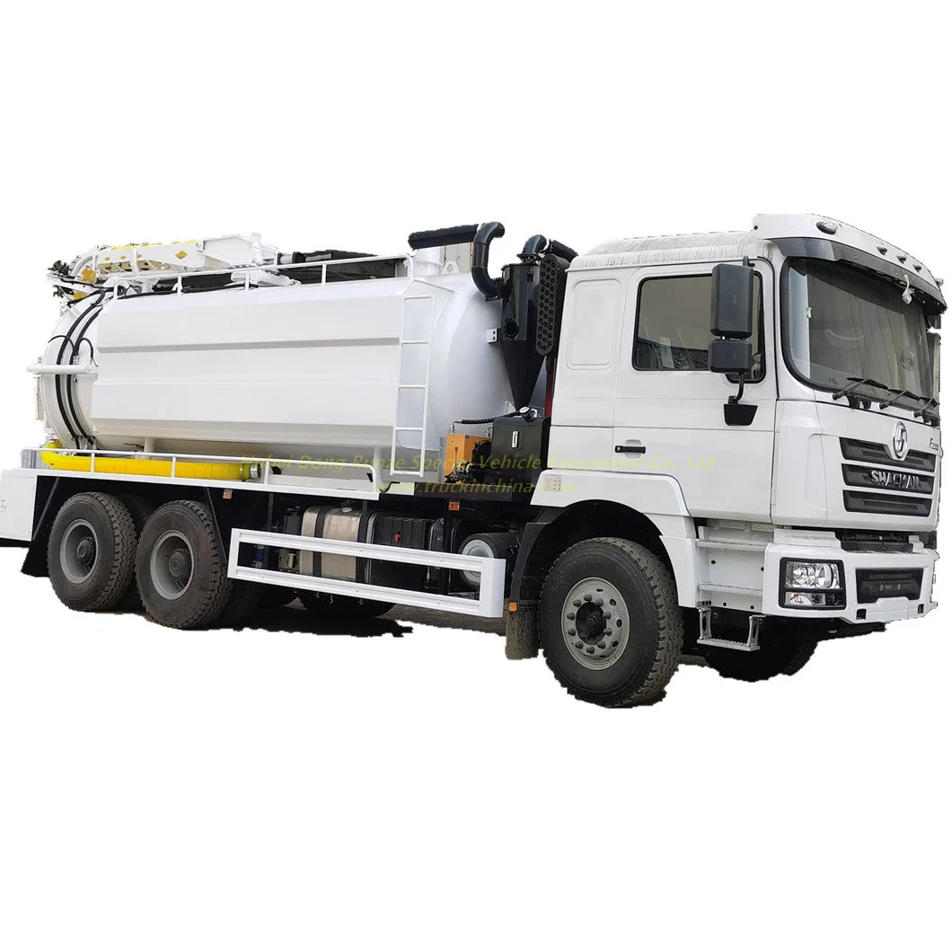 Shacman F3000 Hydro Excavators Combined Sewer Suction & Jetting Unit (RHD 13500L Sewage+4000L Clean Water)