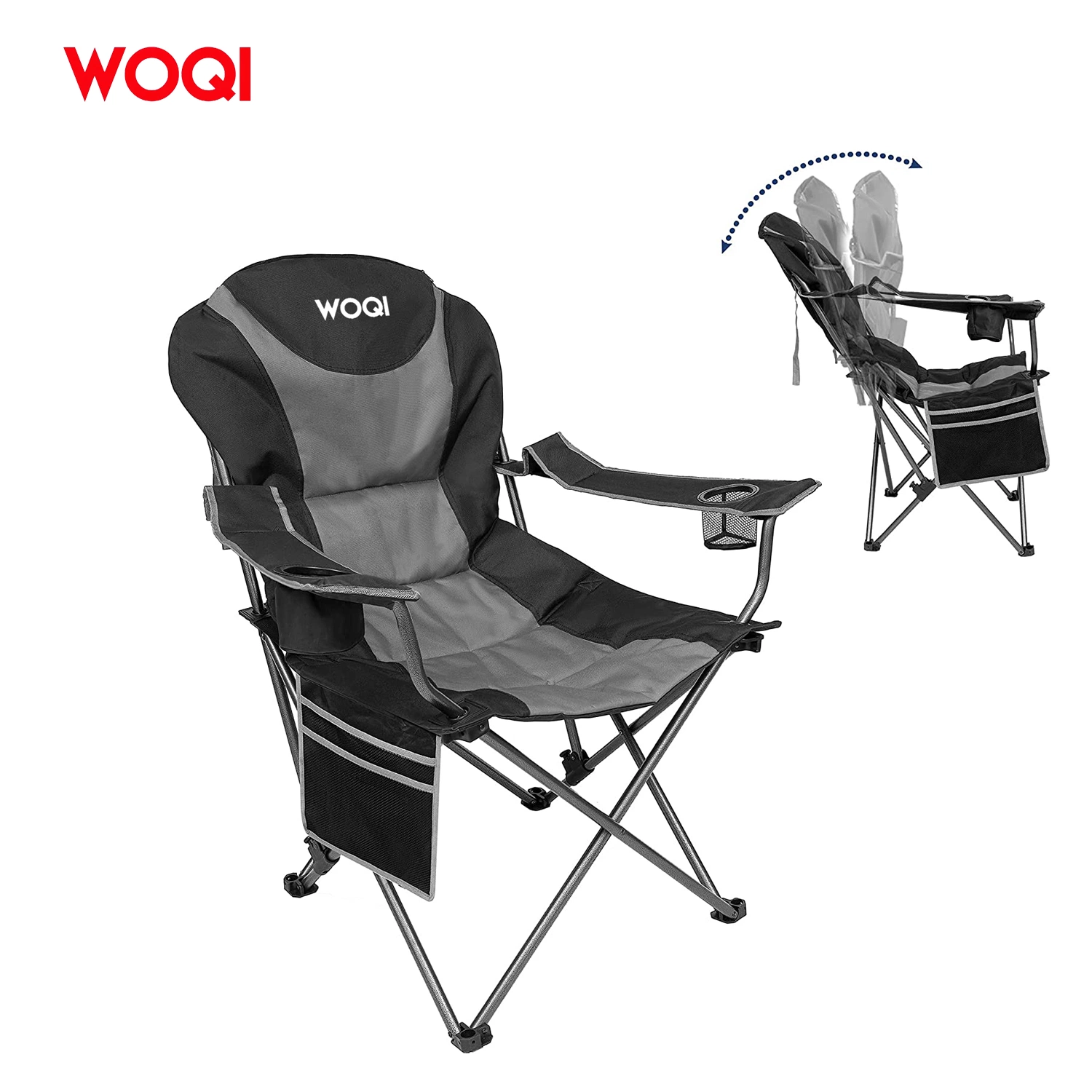 Woqi Outdoor Stackable Foldable plástico resina Sillas plegables