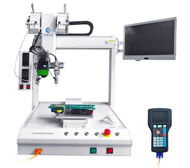 Equipement de soudage industriel automatique CCD Vision avec doubles pannes à souder