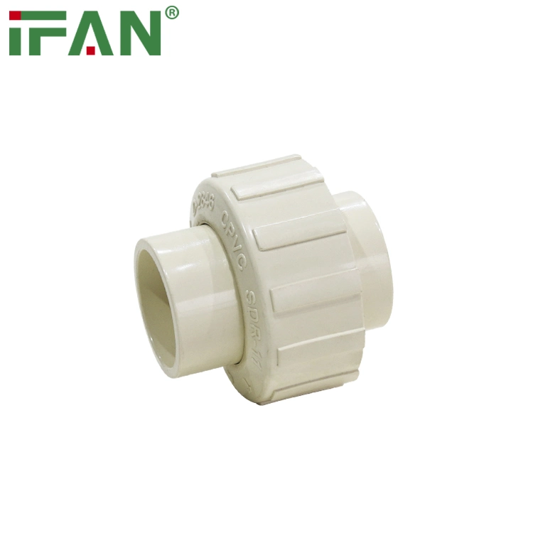 Ifanplus CPVC/PVC/UPVC Pipe and Fittings Manufacturer CPVC ASTM2846 1/2inch - 2inch Plastic Union