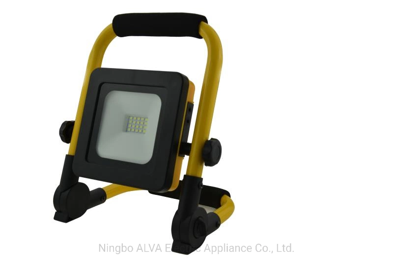 20W Portable Rechargeable Cordless LED Work Light Floodlight IP65 Waterproof Emergency Flood Light with Stand Foldable Support LED Floodlight