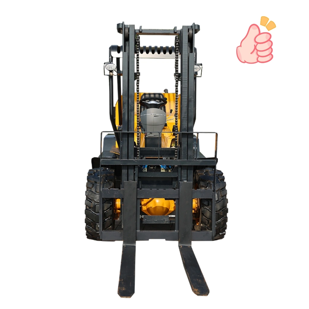 Good Price 4 Wheel Drive Rough Terrain off Road Hangcha 3-5 Ton Diesel Forklift