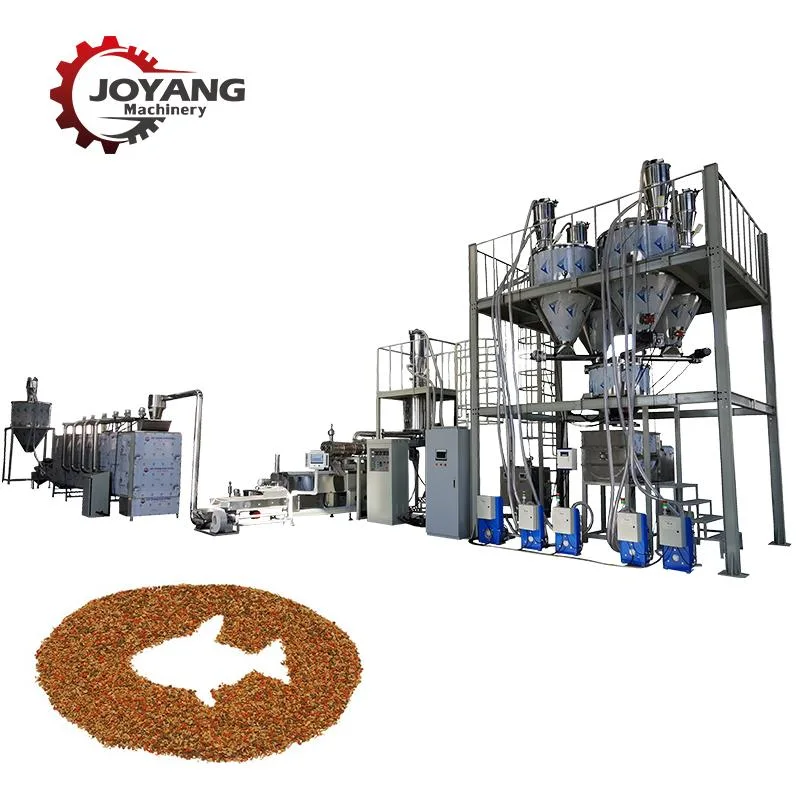 500 Kg Per Hour Automatic Floating Fish Feed Production Line with Extruder