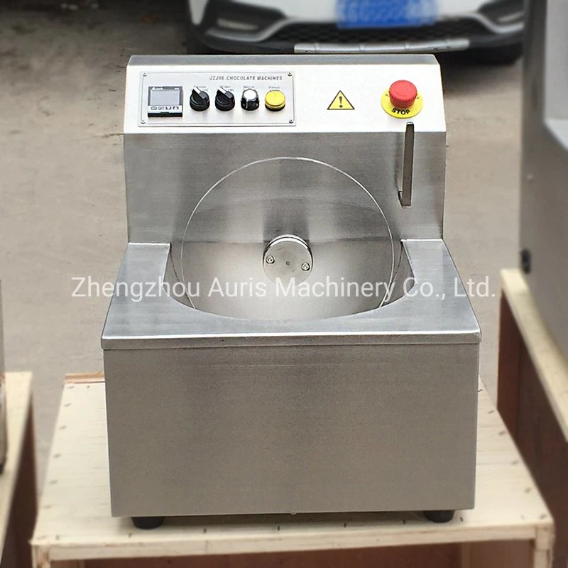 Home Use Chocolate Tempering and Molding Machine Chocolate Melting Tempering Machine 14kg Wheel China Small Chocolate Making Equipment