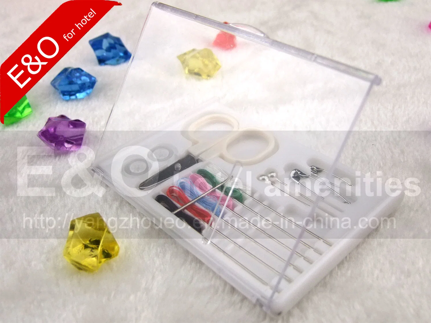 Hotel Disposable New Plastic Box Sewing Kit Sewing Accessories