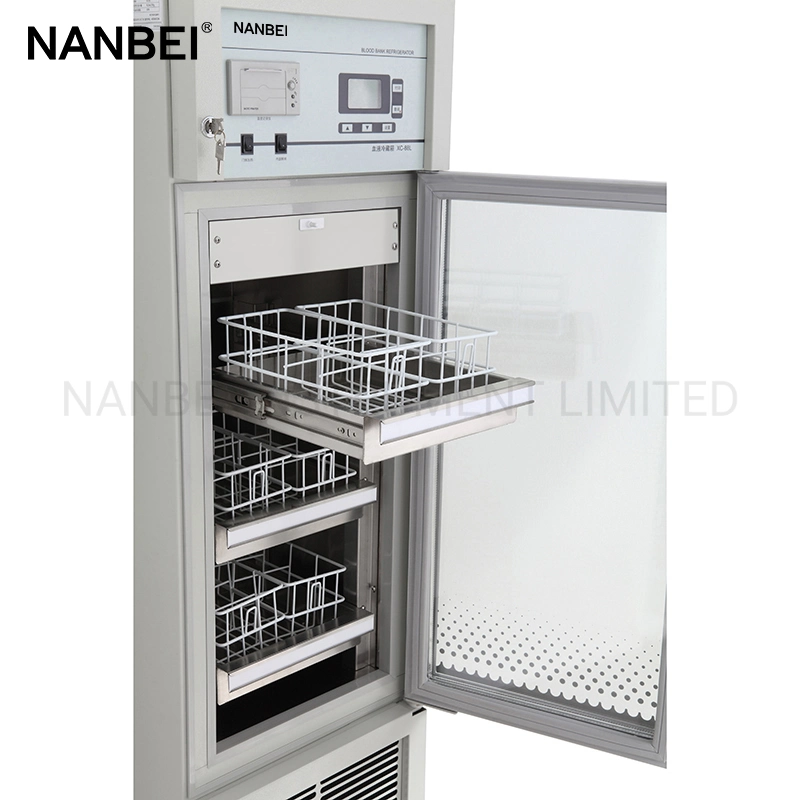 88L +4 Degree Laboratory Hospital Medical Blood Bank Refrigerator Freezer