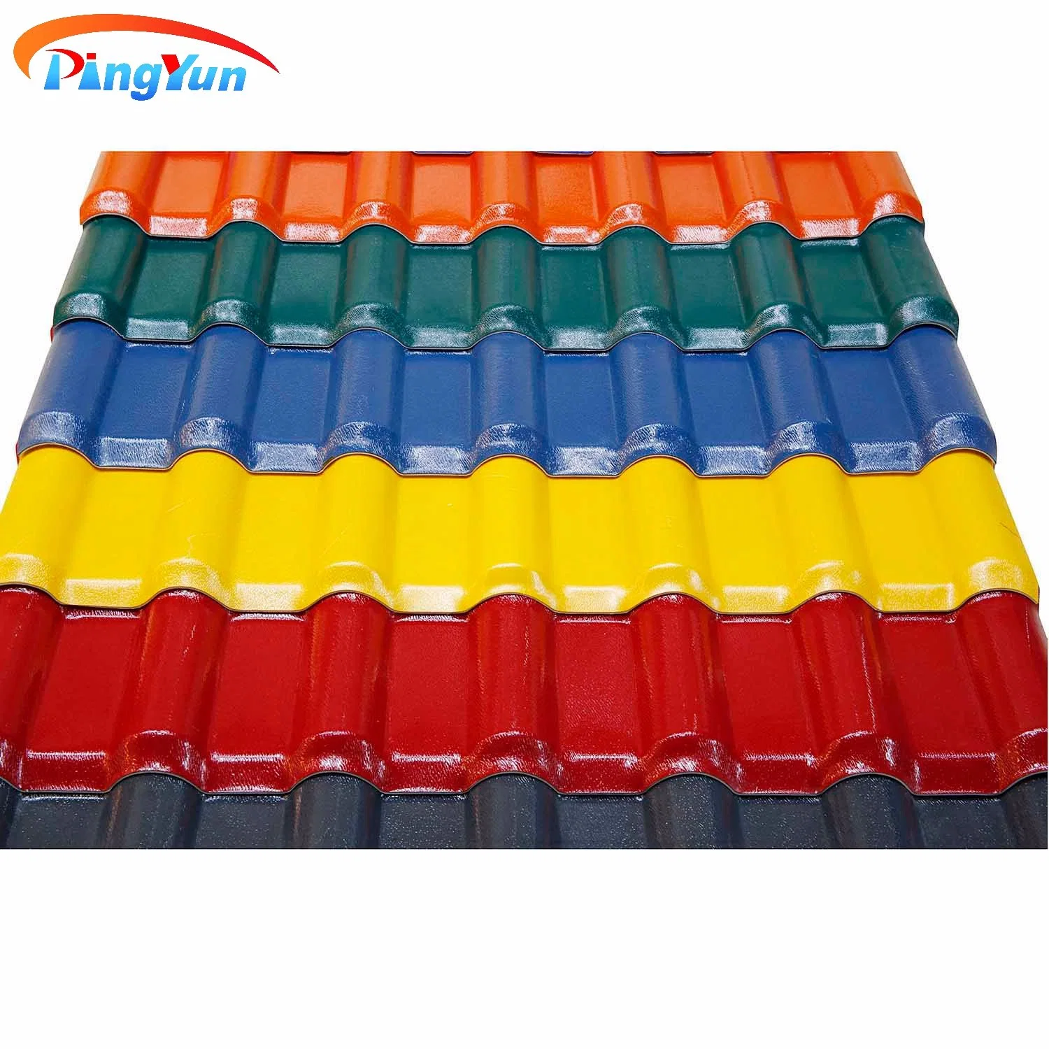 Heat /Noise/Electronic/Acid Rain Insulation ASA Coated Synthetic Resin Plastic Roof Tile