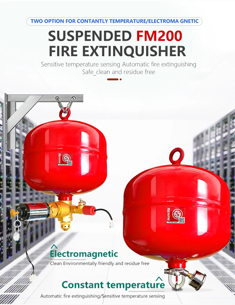 Automatic Fire Fighting Equipment Hfc-227ea /FM200 Hanging Fire Extinguisher