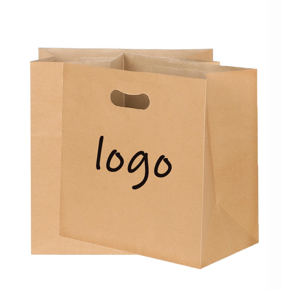 Top Rendimiento de alta calidad/alto costo Die Cut Bag impresión personalizada Logo Compras Bolsas para ropa y zapatos