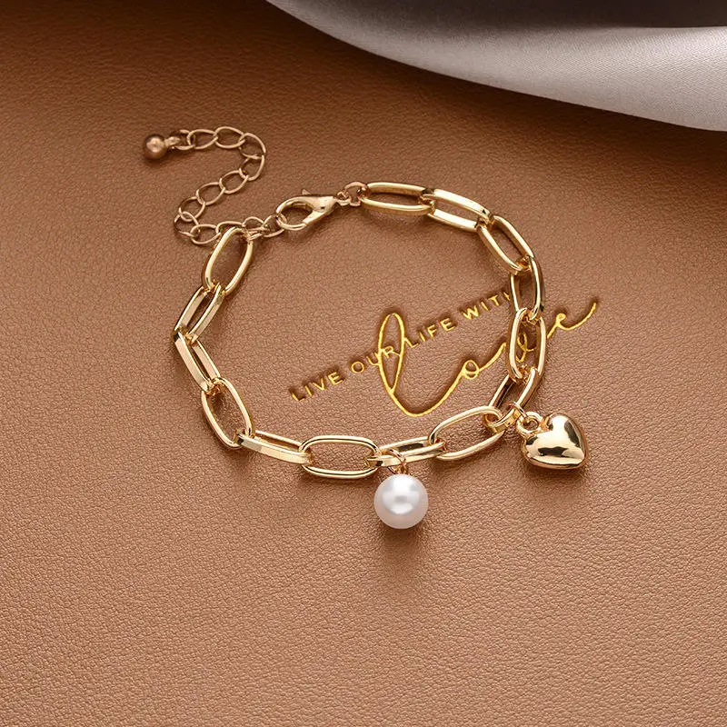 Korean Fashion High-End Luxury Flower Zircon Adjustable Bracelet