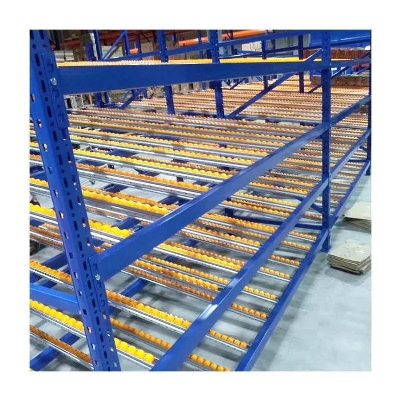 Personalización Hot Sale Gravity Flow Roller Racking Systems Carton Flow Bastidores