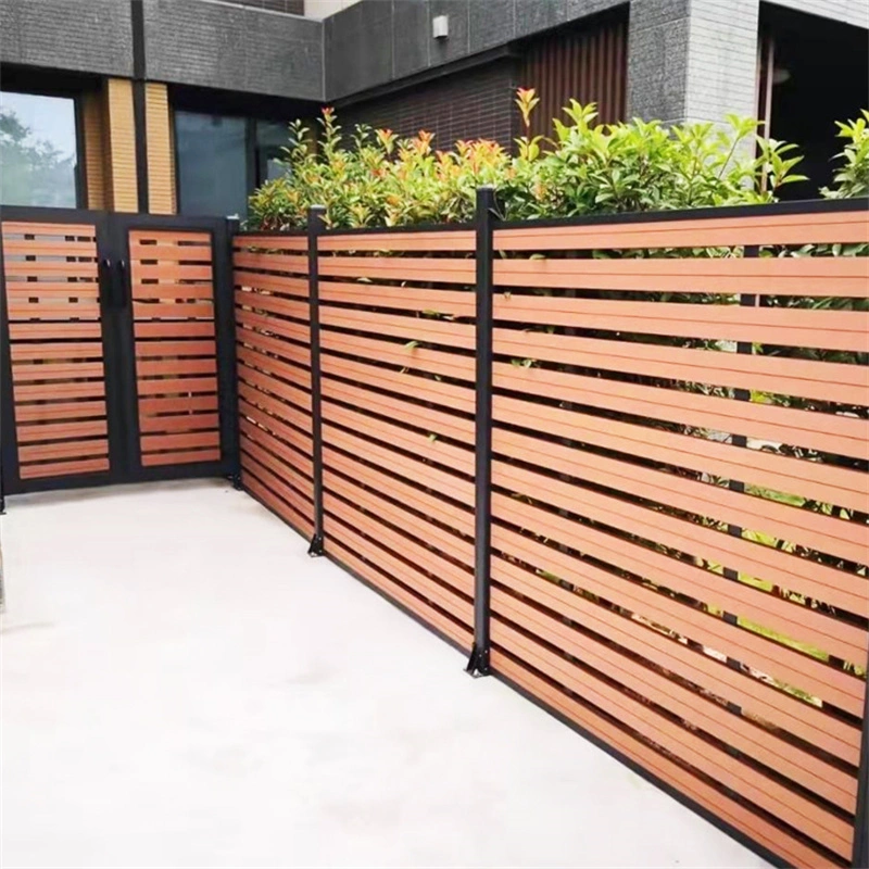 Eco Friendly Waterproof Wood Plastic Composite WPC Fencing Boards Panel