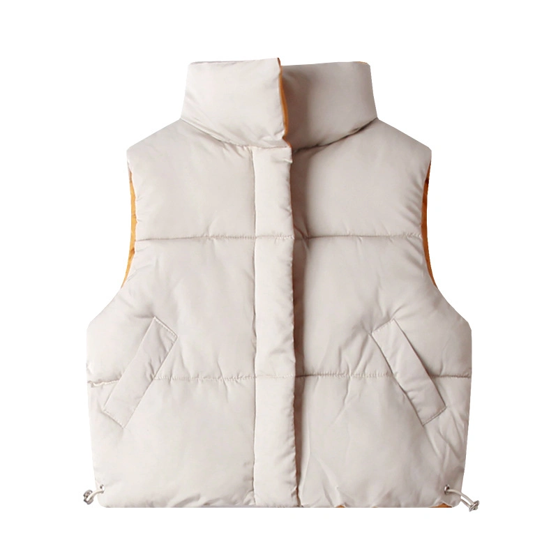 Stockpapa 2023 New Children's Down Padded Jacket Fashion Outside Wear Kids Vests