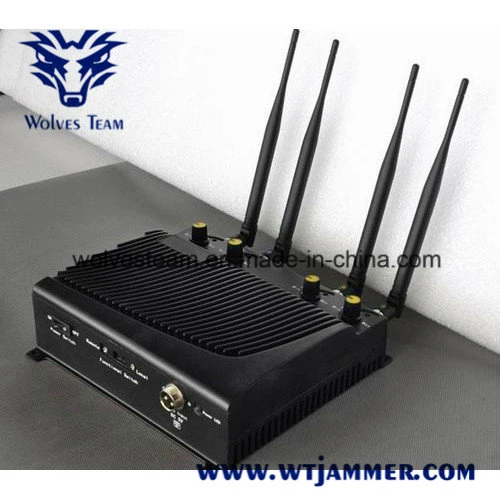 Escritorio ajustable Teléfono móvil y la señal WiFi Jammer con control remoto