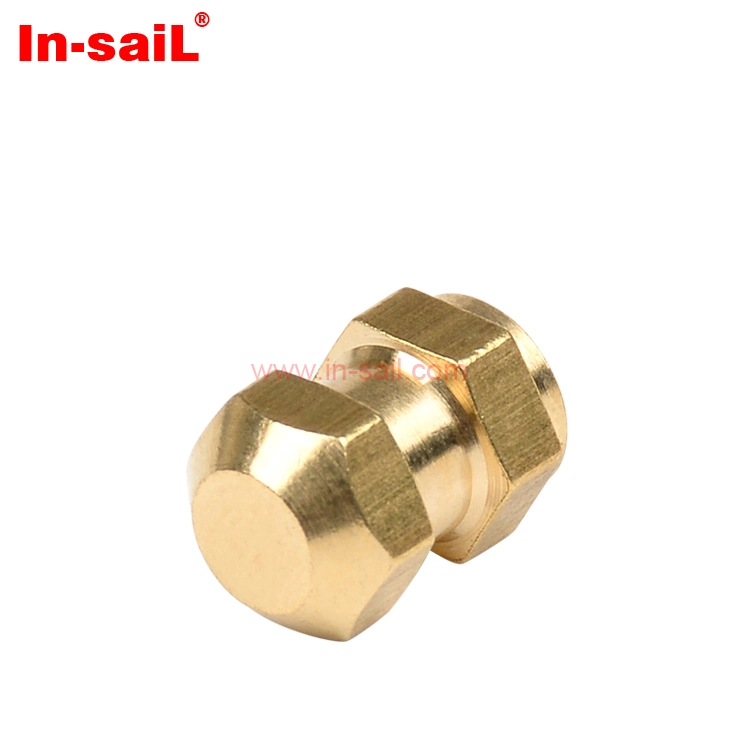 قالب الإدخال المعدني للحزوز M2.5 Brass والحقن Mold M10X1.25 صواميل غطاء سداسي