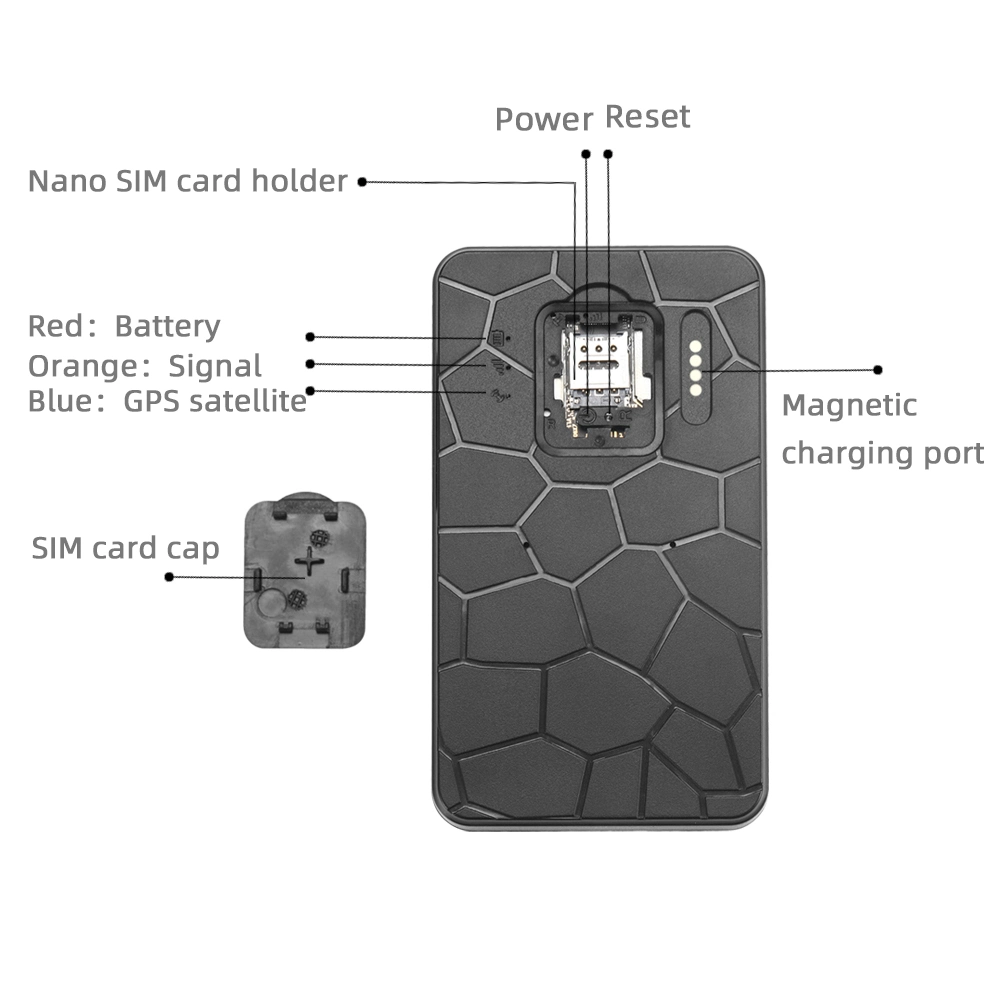 China factory Smart wireless 4G car GPS tracking system with magnet and 10000mah long standby battery Y15