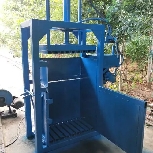 Vertical Baling Press Machine with Pneumatic System for Tarpaulin, Fabric, Clothing, and Woven Bags