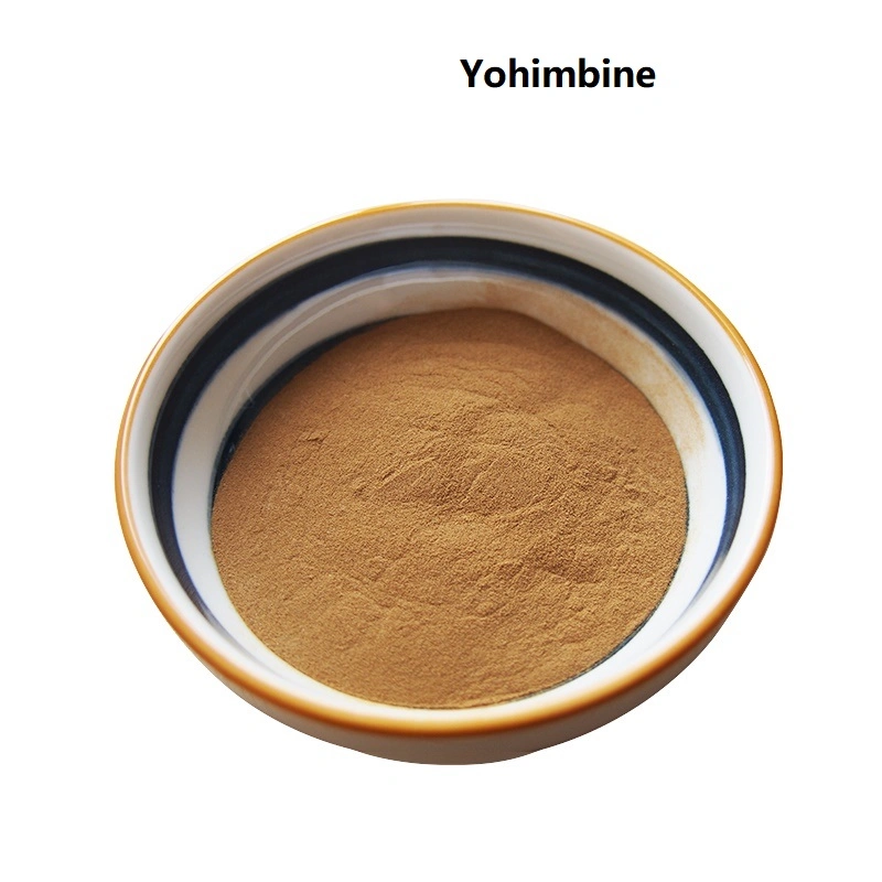 Extracto de corteza de Yohimbe 8% polvo de clorhidrato de Yohimbine CAS 65-19-0